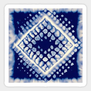 Japanese shibori diamond pattern Sticker